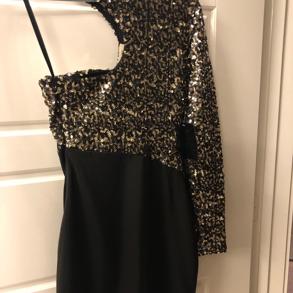 Arden B black and gold sequin dress - Picture 5 of 8